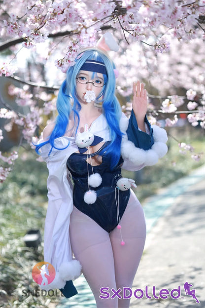 Cheryl F (D-Cup) (167cm) | Asian Blue Bunny Girl Sex Doll | SHEDOLL - D-Cup / 167cm / Blue - Sex Doll