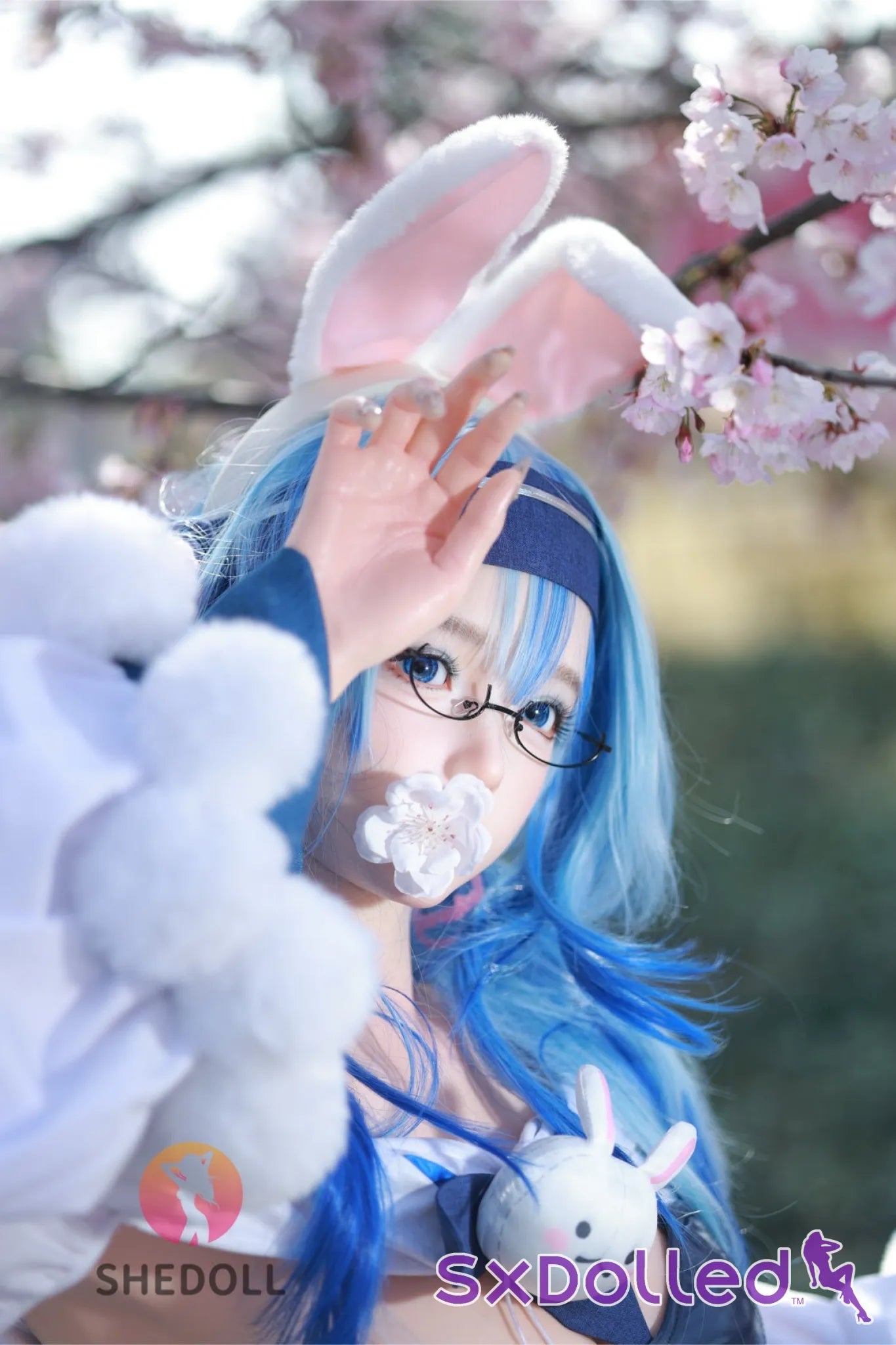 Cheryl F (D-Cup) (167cm) | Asian Blue Bunny Girl Sex Doll | SHEDOLL - D-Cup / 167cm / Blue - Sex Doll