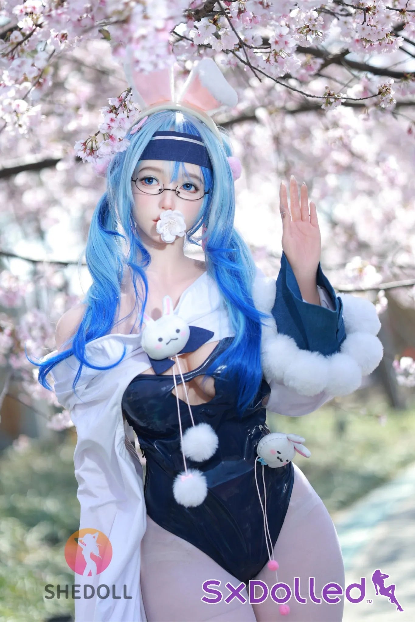 Cheryl F (D-Cup) (167cm) | Asian Blue Bunny Girl Sex Doll | SHEDOLL - D-Cup / 167cm / Blue - Sex Doll