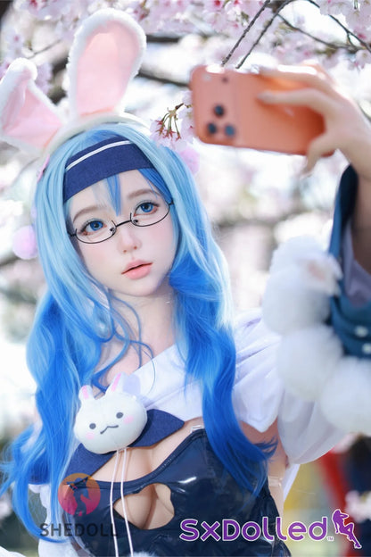 Cheryl F (D-Cup) (167cm) | Asian Blue Bunny Girl Sex Doll | SHEDOLL - D-Cup / 167cm / Blue - Sex Doll