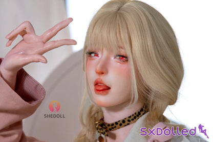 Chika A (E-Cup) (165cm) | Red Eyed Blonde Asian Sex Doll | SHEDOLL - E-Cup / 165cm / Blonde - Sex Doll