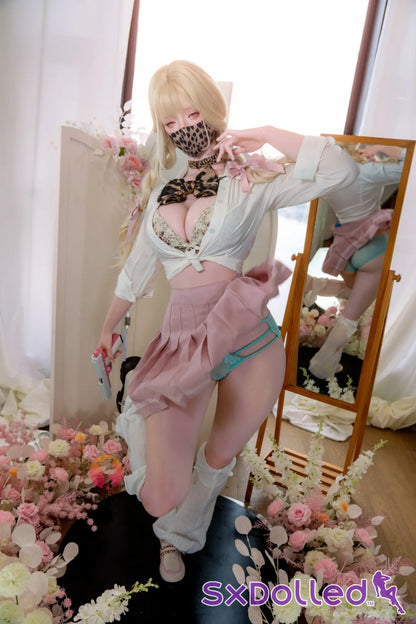 Chika A (E-Cup) (165cm) | Red Eyed Blonde Asian Sex Doll | SHEDOLL - E-Cup / 165cm / Blonde - Sex Doll