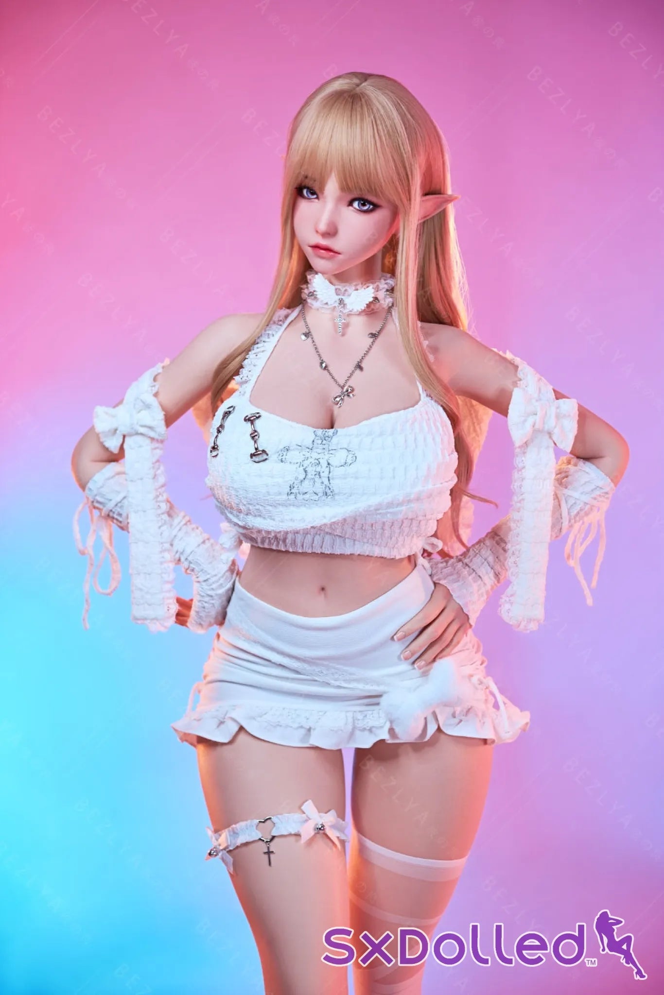 Chinatsu (K-Cup) (155cm) | Blonde Blue Eyed Silicone Sex Doll | AITIA K-Cup / 155cm / Blonde Sex Doll