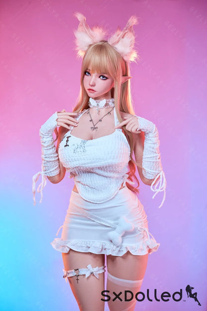 Chinatsu (K-Cup) (155cm) | Blonde Blue Eyed Silicone Sex Doll | AITIA K-Cup / 155cm / Blonde Sex Doll