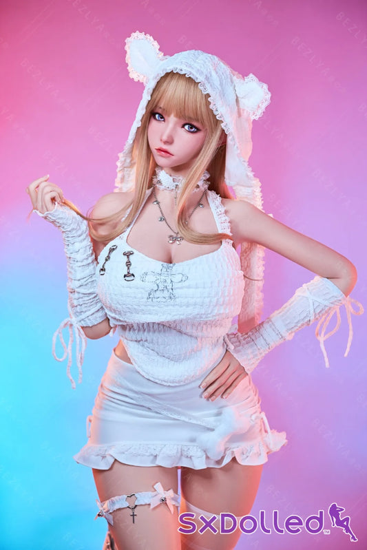 Chinatsu (K-Cup) (155cm) | Blonde Blue Eyed Silicone Sex Doll | AITIA K-Cup / 155cm / Blonde Sex Doll