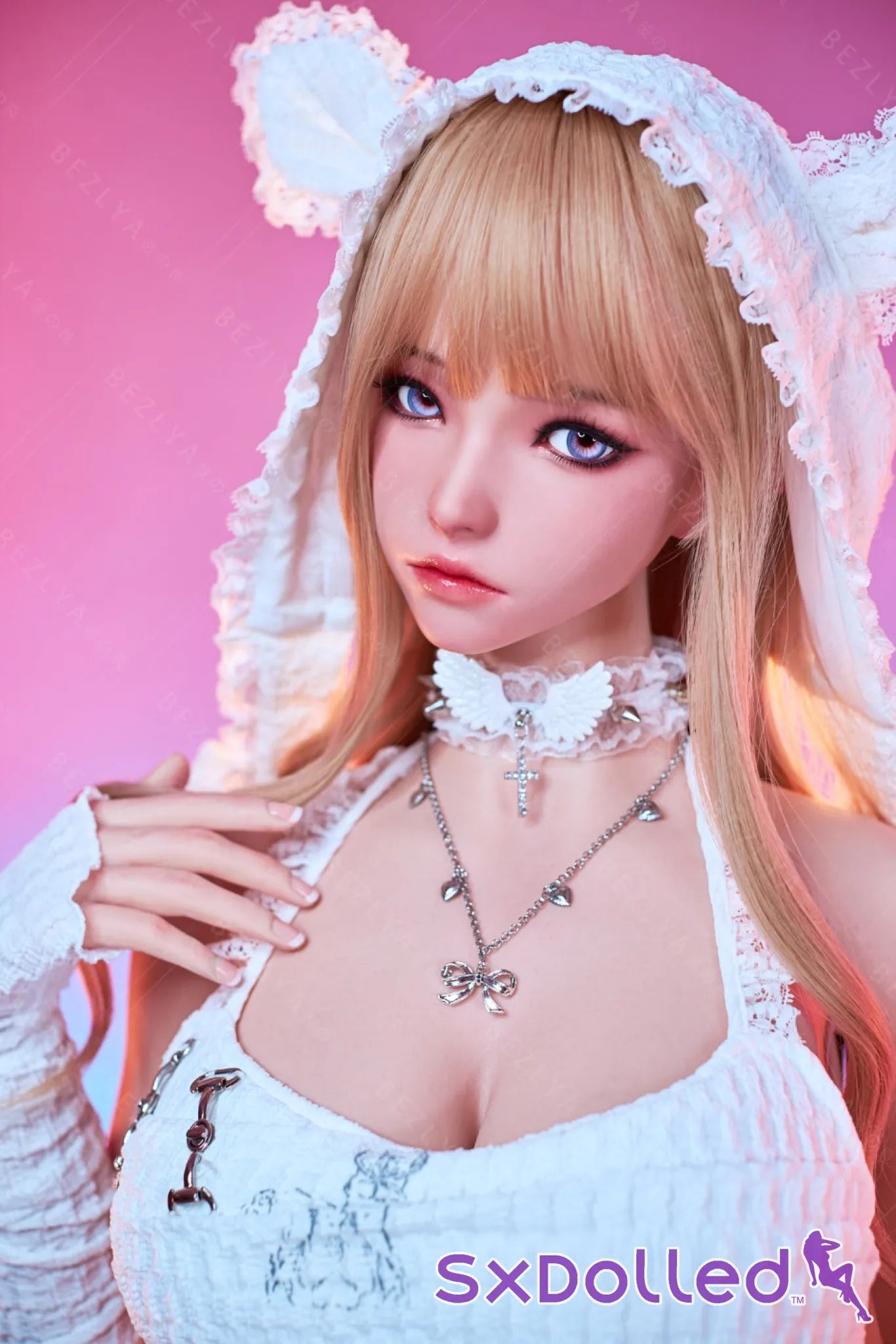 Chinatsu (K-Cup) (155cm) | Blonde Blue Eyed Silicone Sex Doll | AITIA K-Cup / 155cm / Blonde Sex Doll