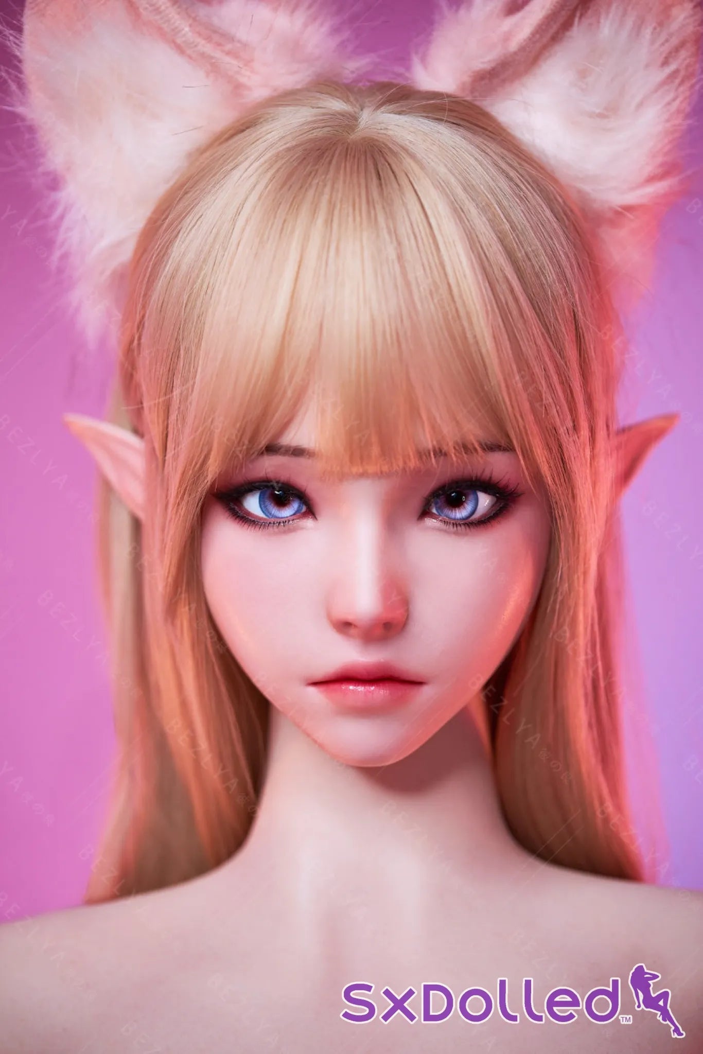 Chinatsu (K-Cup) (155cm) | Blonde Blue Eyed Silicone Sex Doll | AITIA K-Cup / 155cm / Blonde Sex Doll