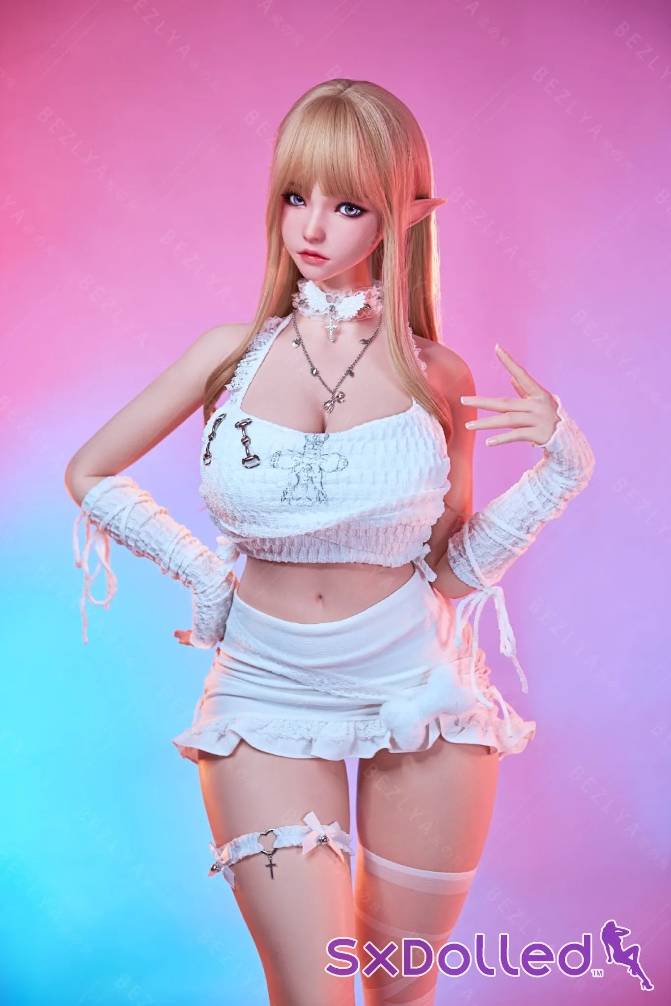 Chinatsu (K-Cup) (155cm) | Blonde Blue Eyed Silicone Sex Doll | AITIA K-Cup / 155cm / Blonde Sex Doll