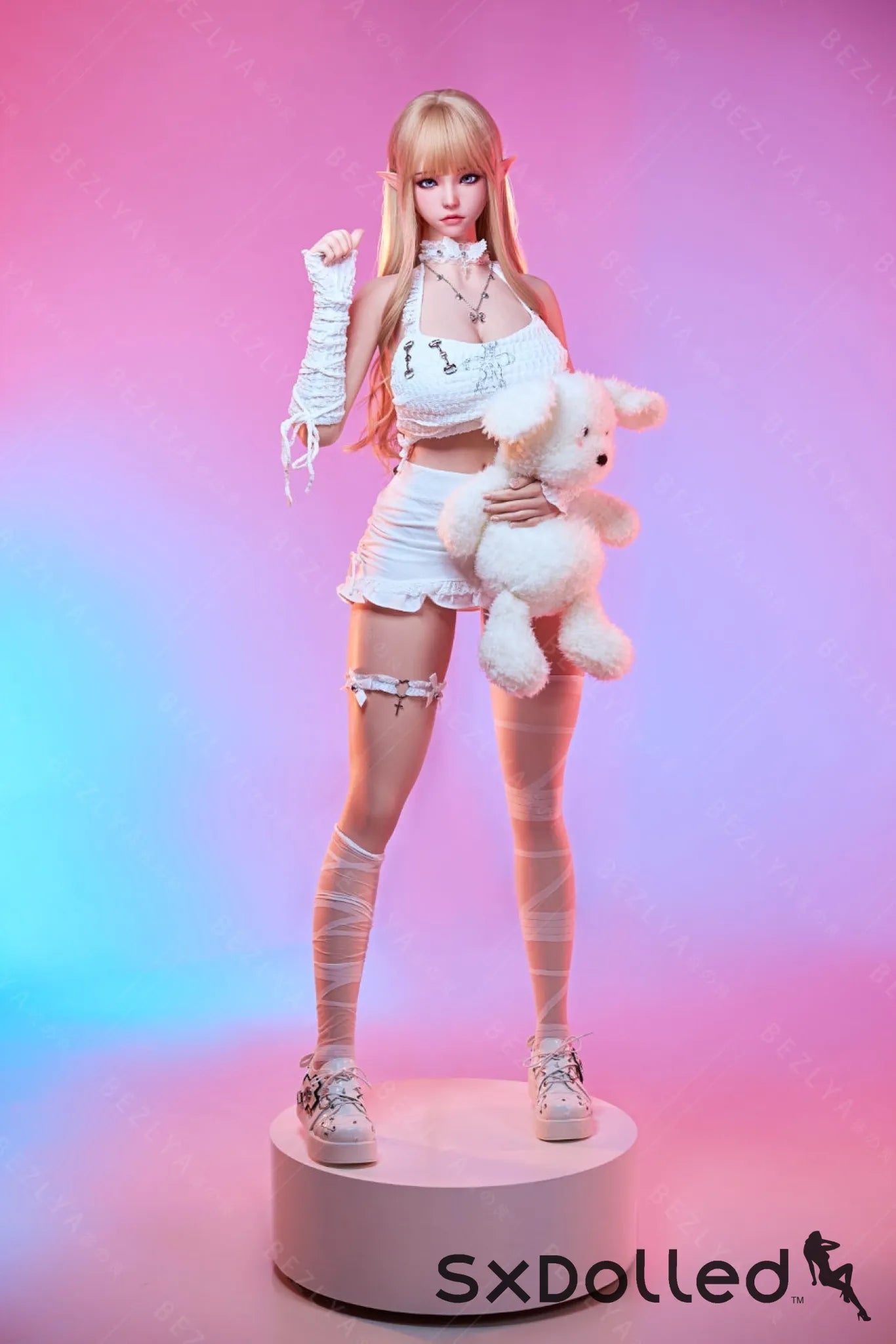 Chinatsu (K-Cup) (155cm) | Blonde Blue Eyed Silicone Sex Doll | AITIA K-Cup / 155cm / Blonde Sex Doll