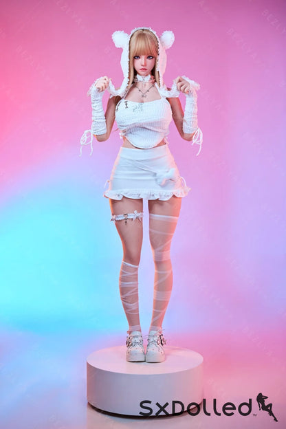 Chinatsu (K-Cup) (155cm) | Blonde Blue Eyed Silicone Sex Doll | AITIA K-Cup / 155cm / Blonde Sex Doll