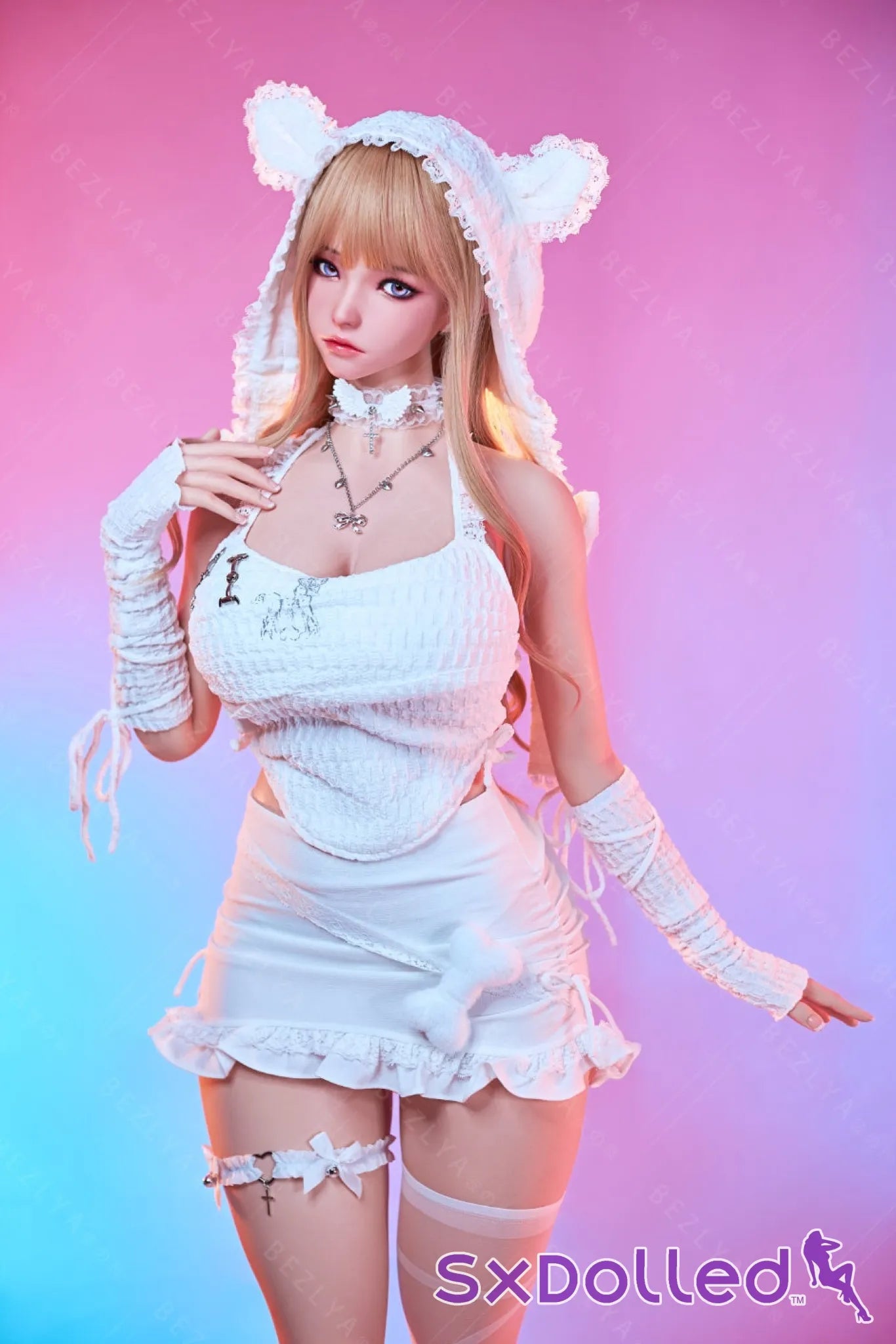 Chinatsu (K-Cup) (155cm) | Blonde Blue Eyed Silicone Sex Doll | AITIA K-Cup / 155cm / Blonde Sex Doll