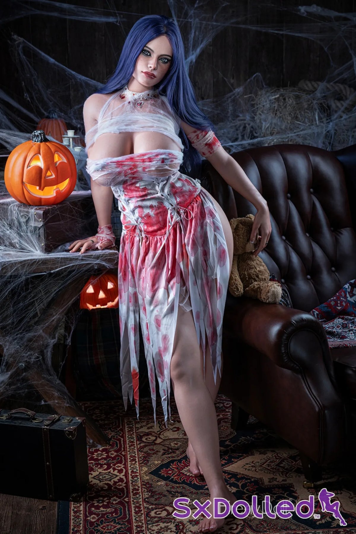 Chloe I (L-Cup) (164cm) | Hauntingly Beautiful Bride Sex Doll | Firefly Doll - L-Cup / 164cm / Blue - Sex Doll