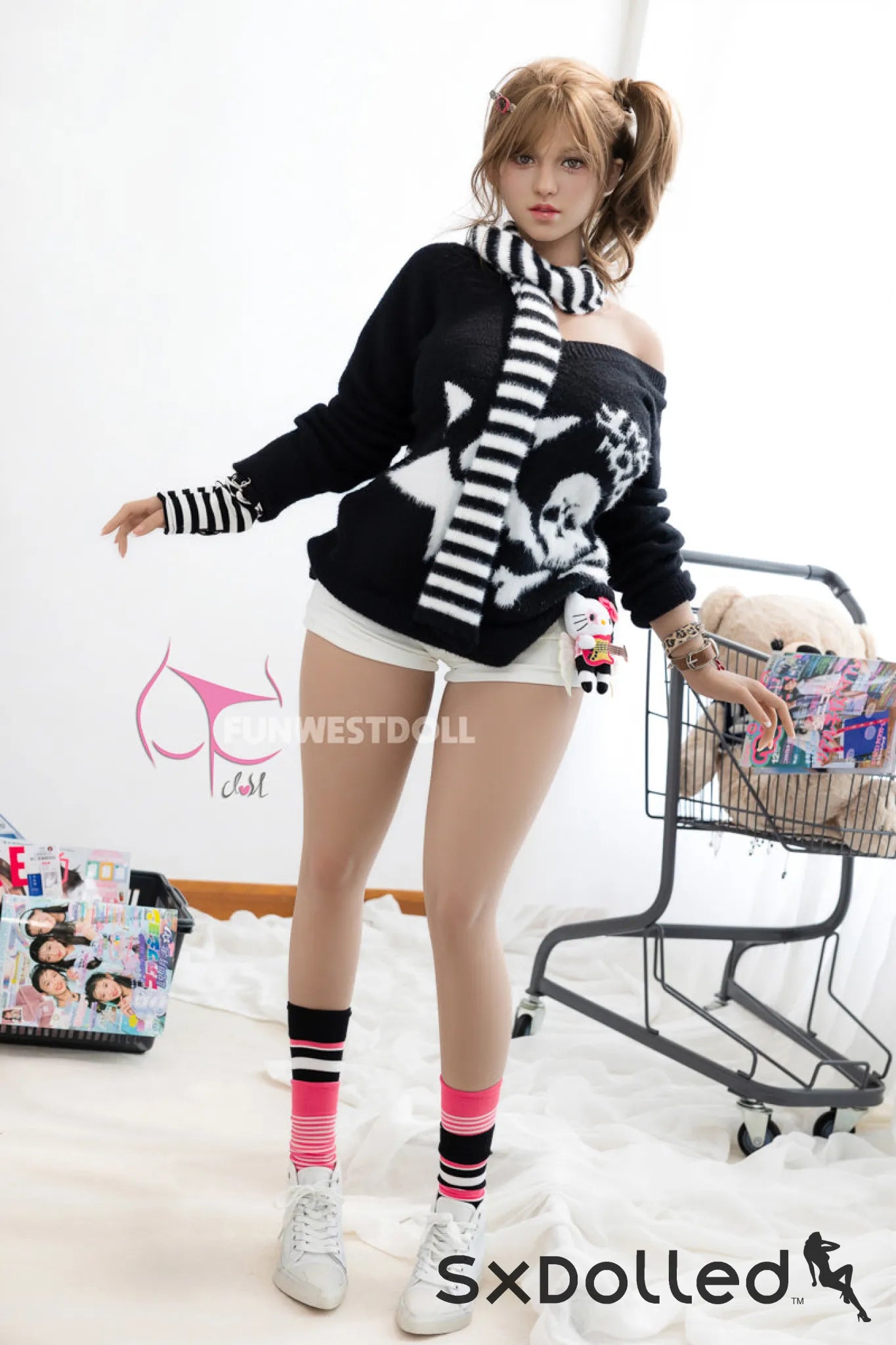 Clara B (G-Cup) (163cm) | Brunette Thick Pear Sex Doll | Funwest Doll G-Cup / 163cm / Brunette Sex Doll
