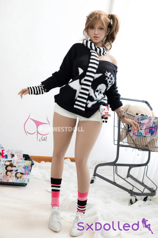 Clara B (G-Cup) (163cm) | Brunette Thick Pear Sex Doll | Funwest Doll G-Cup / 163cm / Brunette Sex Doll