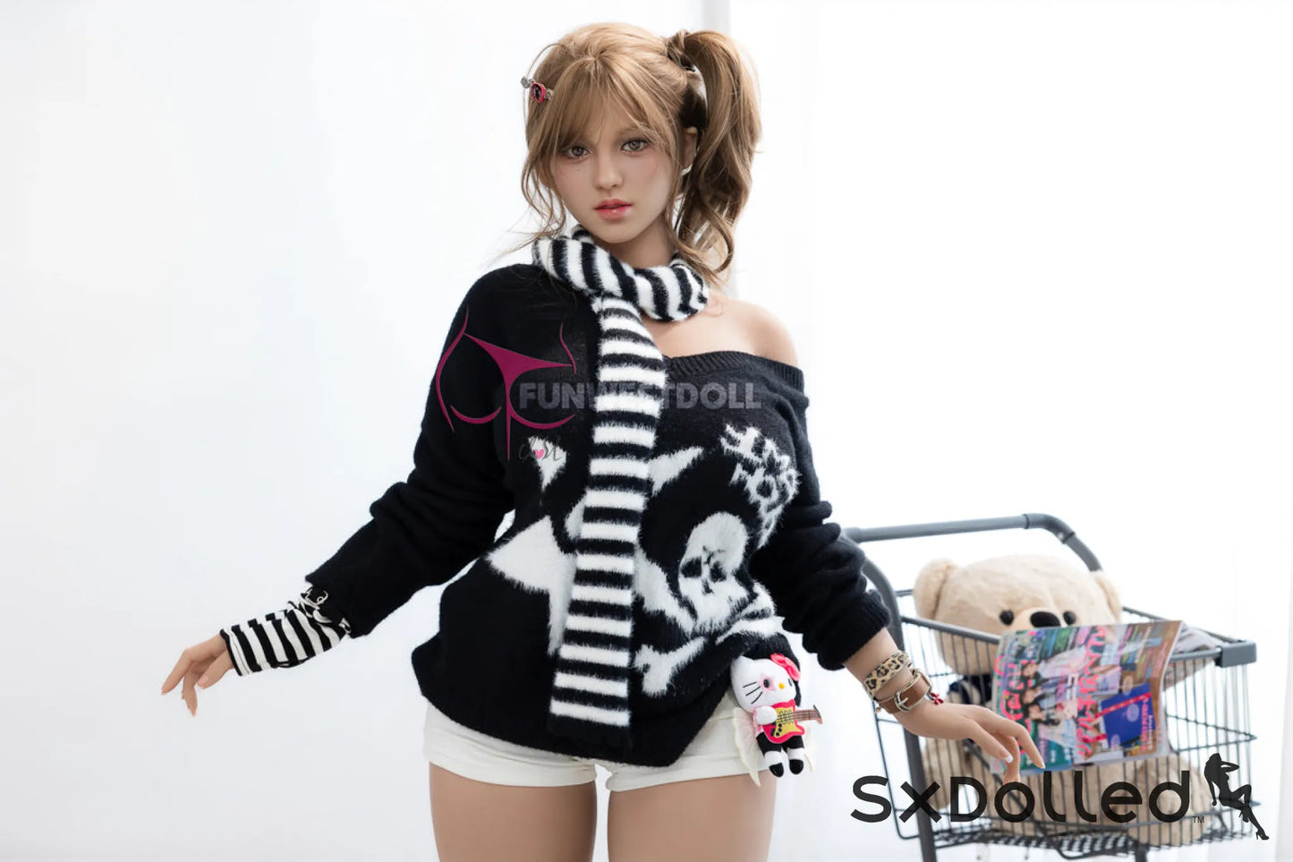 Clara B (G-Cup) (163cm) | Brunette Thick Pear Sex Doll | Funwest Doll G-Cup / 163cm / Brunette Sex Doll