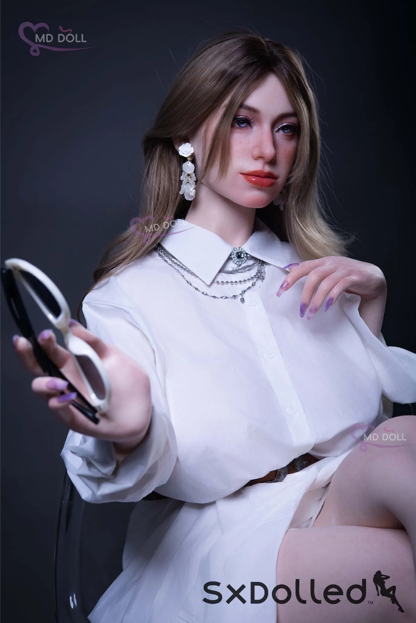 Coco (L-Cup) (164cm) | European Sex Doll with Freckles | MD Doll L-Cup / 164cm / Ombre Sex Doll
