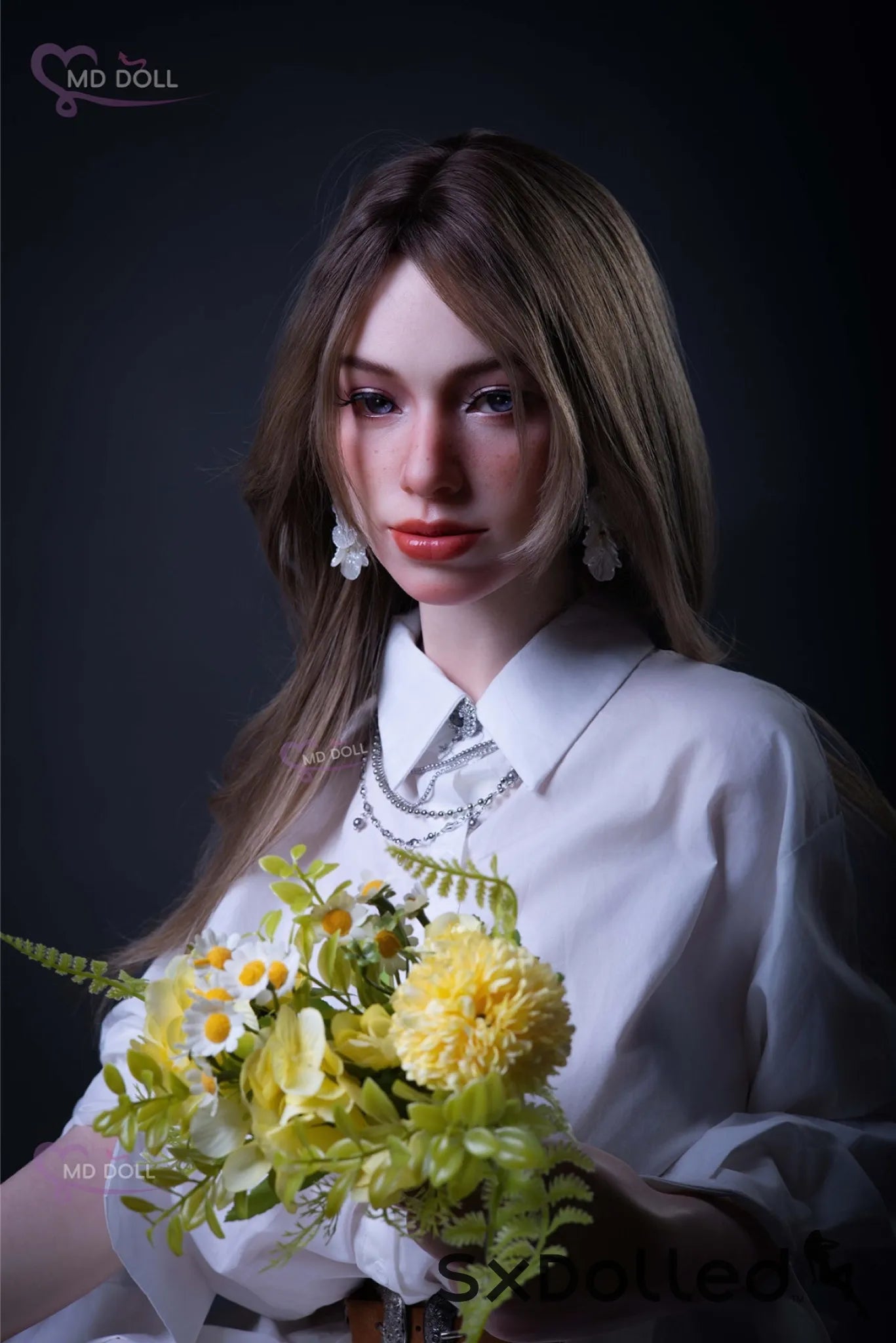 Coco (L-Cup) (164cm) | European Sex Doll with Freckles | MD Doll L-Cup / 164cm / Ombre Sex Doll