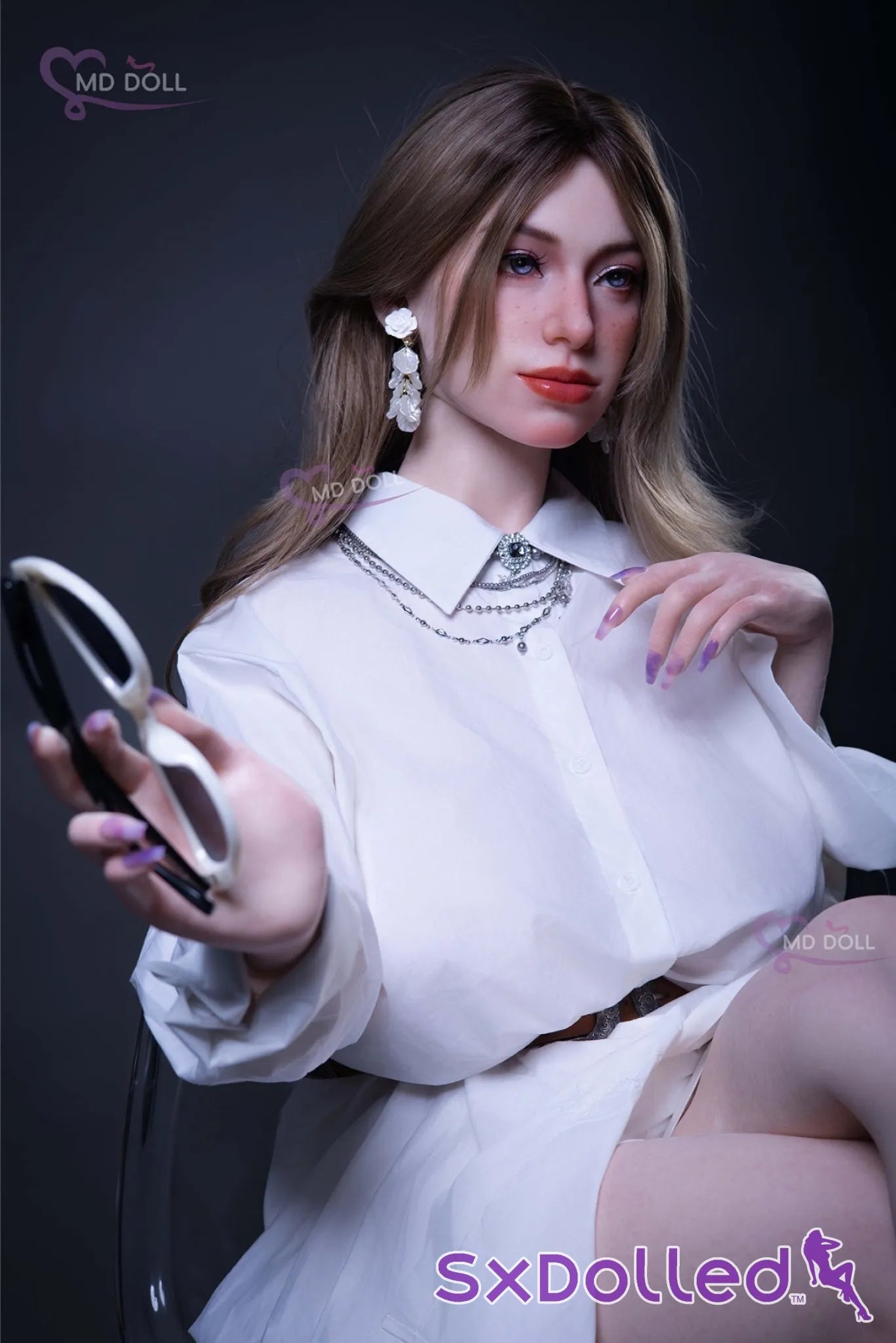 Coco (L-Cup) (164cm) | European Sex Doll with Freckles | MD Doll L-Cup / 164cm / Ombre Sex Doll