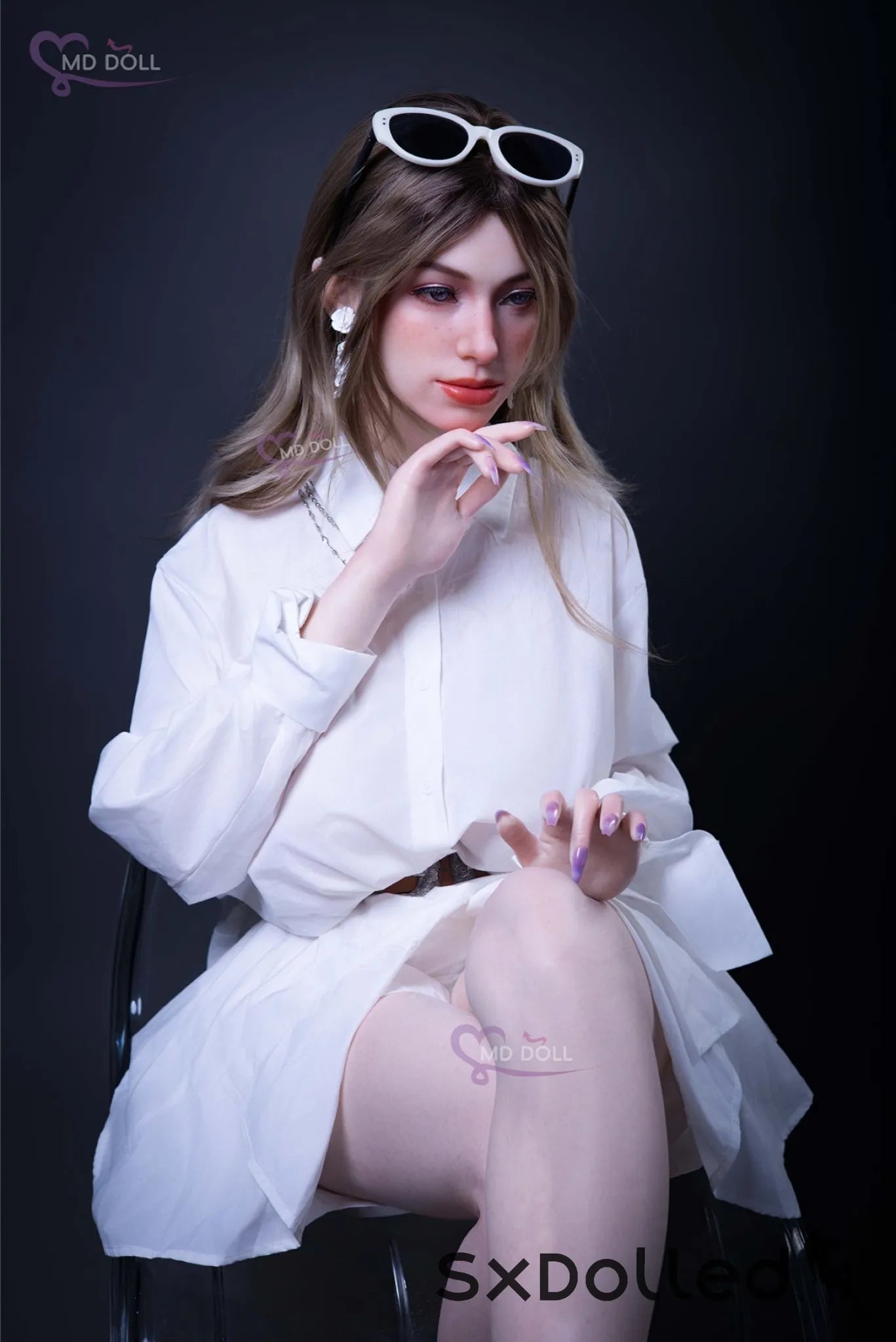 Coco (L-Cup) (164cm) | European Sex Doll with Freckles | MD Doll L-Cup / 164cm / Ombre Sex Doll