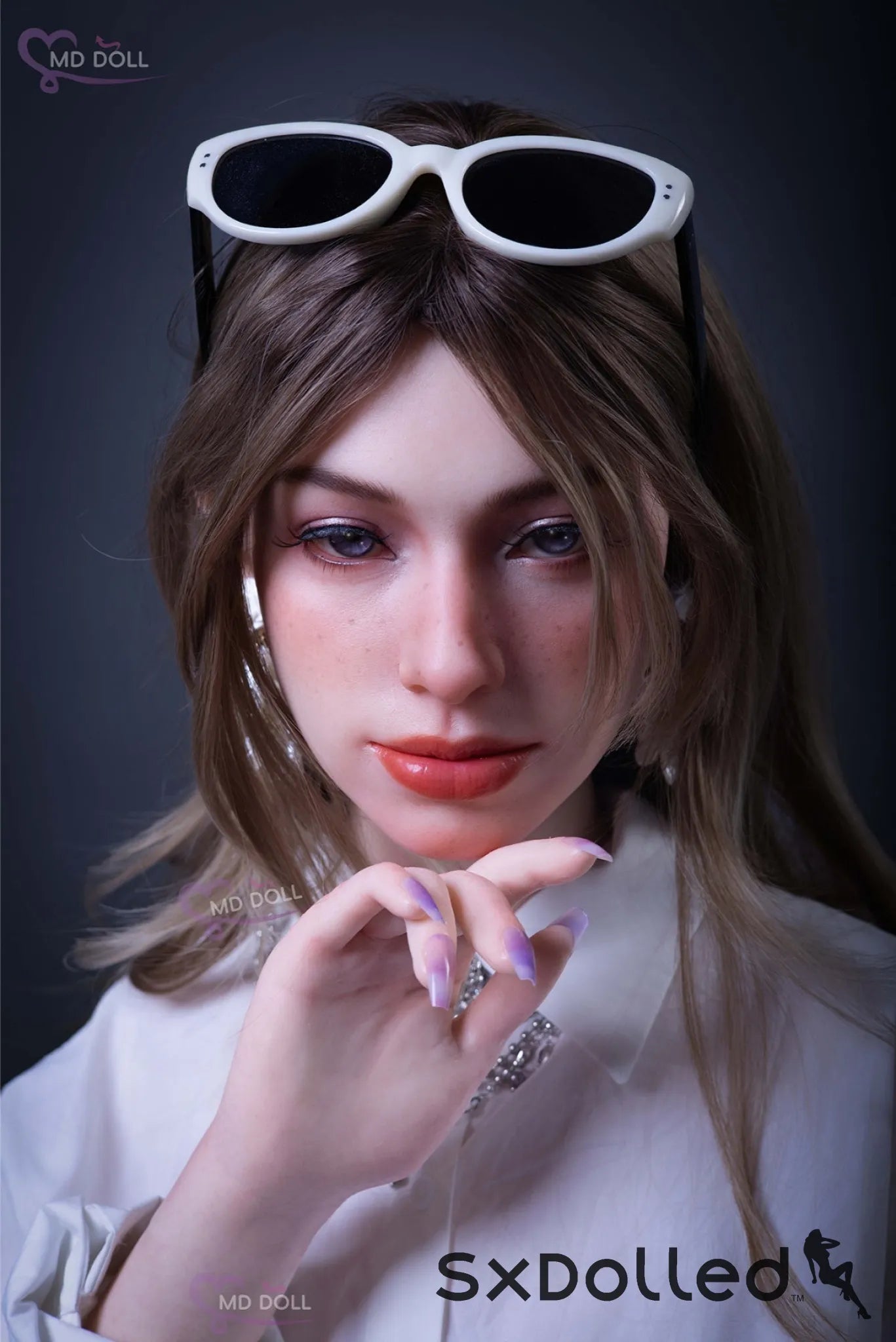 Coco (L-Cup) (164cm) | European Sex Doll with Freckles | MD Doll L-Cup / 164cm / Ombre Sex Doll