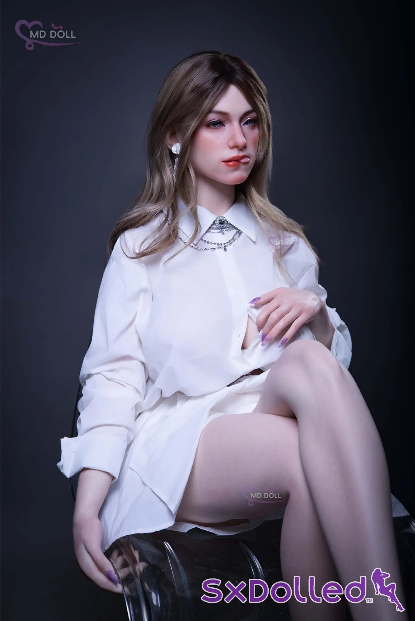 Coco (L-Cup) (164cm) | European Sex Doll with Freckles | MD Doll L-Cup / 164cm / Ombre Sex Doll