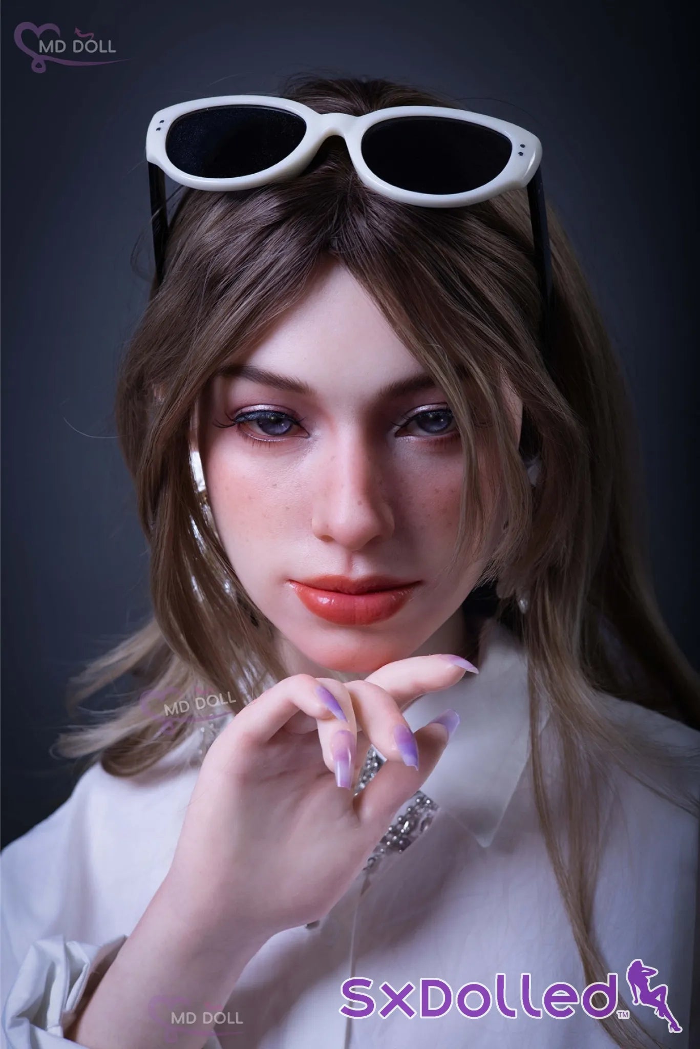 Coco (L-Cup) (164cm) | European Sex Doll with Freckles | MD Doll L-Cup / 164cm / Ombre Sex Doll
