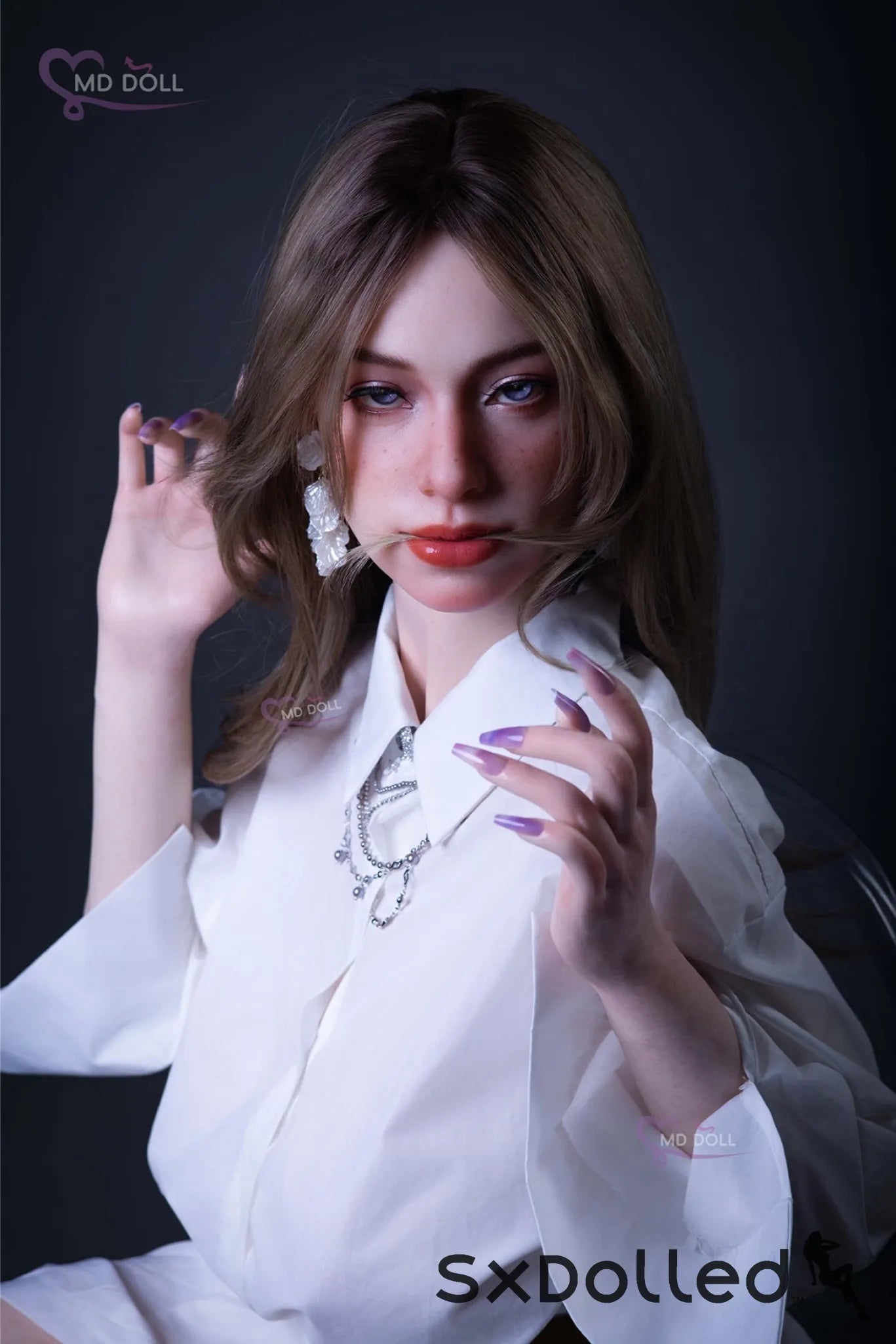 Coco (L-Cup) (164cm) | European Sex Doll with Freckles | MD Doll L-Cup / 164cm / Ombre Sex Doll
