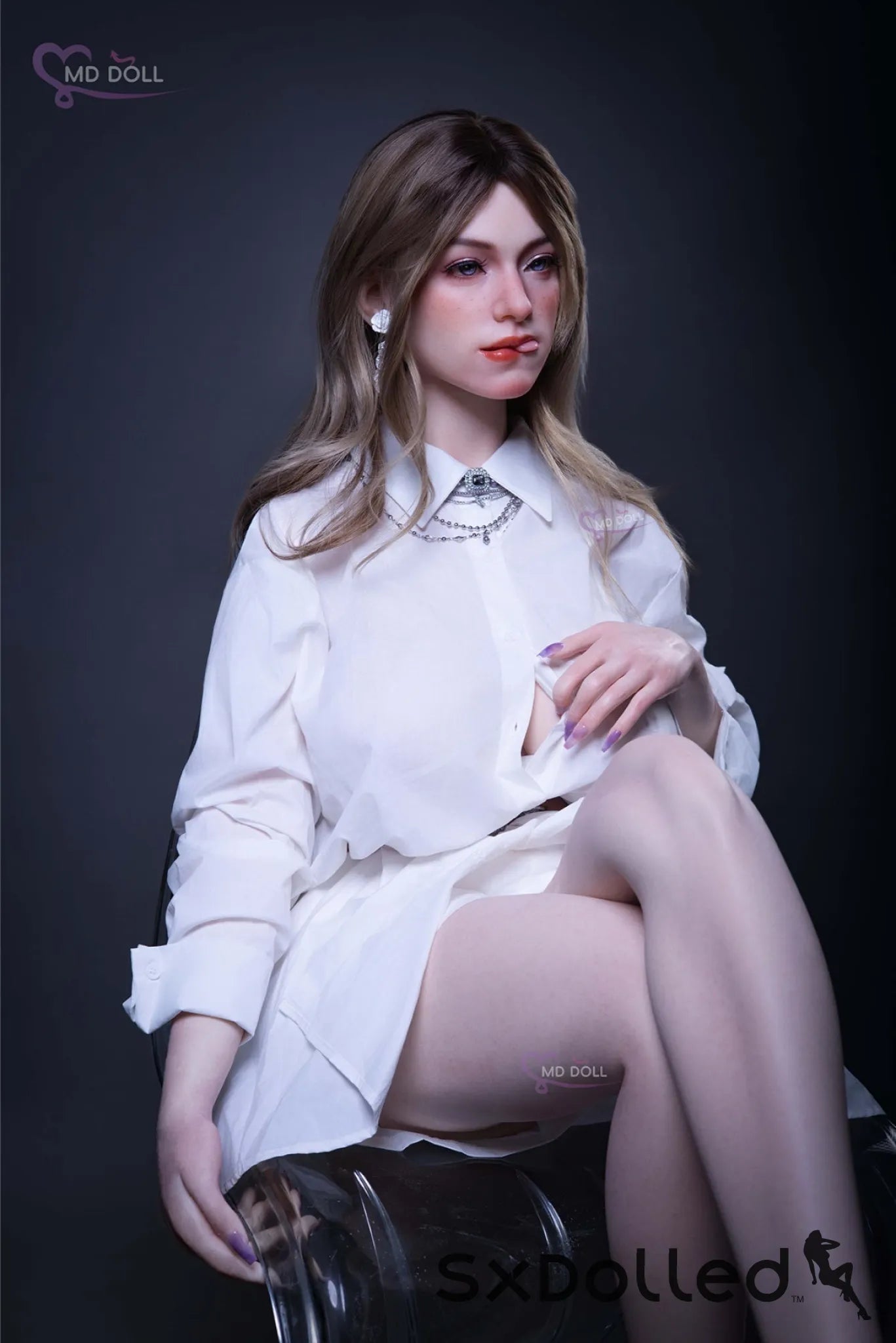 Coco (L-Cup) (164cm) | European Sex Doll with Freckles | MD Doll L-Cup / 164cm / Ombre Sex Doll