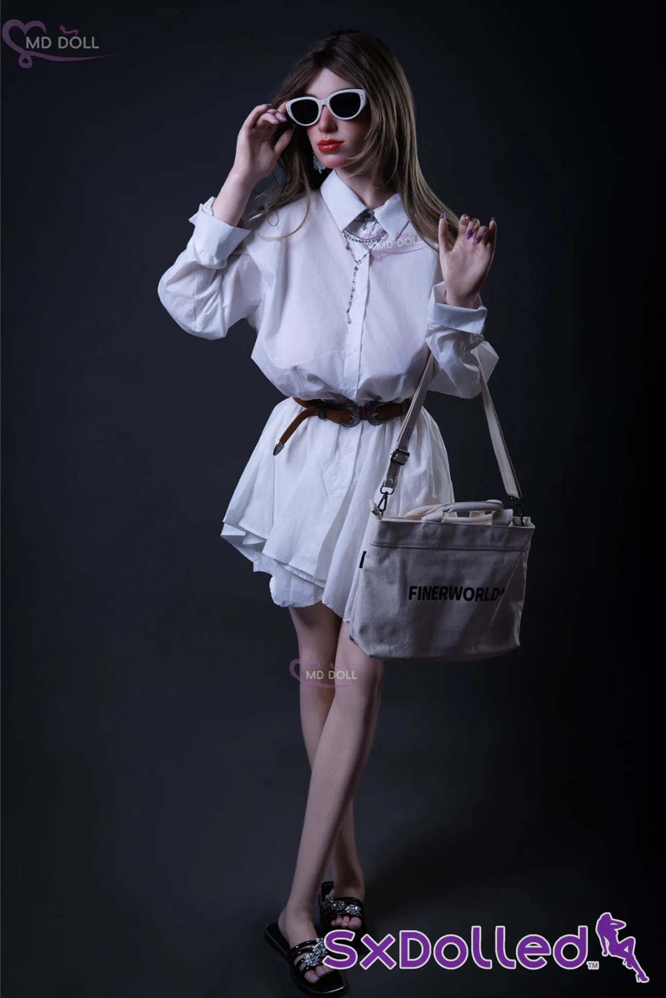 Coco (L-Cup) (164cm) | European Sex Doll with Freckles | MD Doll L-Cup / 164cm / Ombre Sex Doll