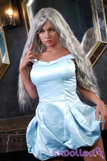 Crystal B (C-Cup) (167cm) | Siver Haired Latina Sex Doll | Galatea Doll - C-Cup / 163cm / Silver - Sex Doll