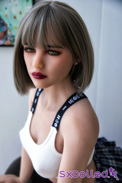 Cynthia A (B-Cup) (158cm) | Grey Short Haired Sex Doll | HR Doll - B-Cup / 158cm / Grey - Sex Doll