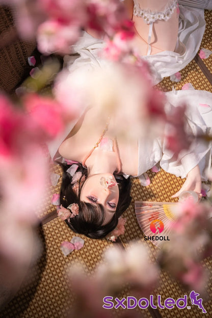 Cynthia B (D-Cup) (168cm) | Floral Kimono Beauty Sex Doll | SHEDOLL - D-Cup / 168cm / Black - Sex Doll