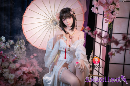 Cynthia B (D-Cup) (168cm) | Floral Kimono Beauty Sex Doll | SHEDOLL - D-Cup / 168cm / Black - Sex Doll