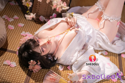 Cynthia B (D-Cup) (168cm) | Floral Kimono Beauty Sex Doll | SHEDOLL - D-Cup / 168cm / Black - Sex Doll