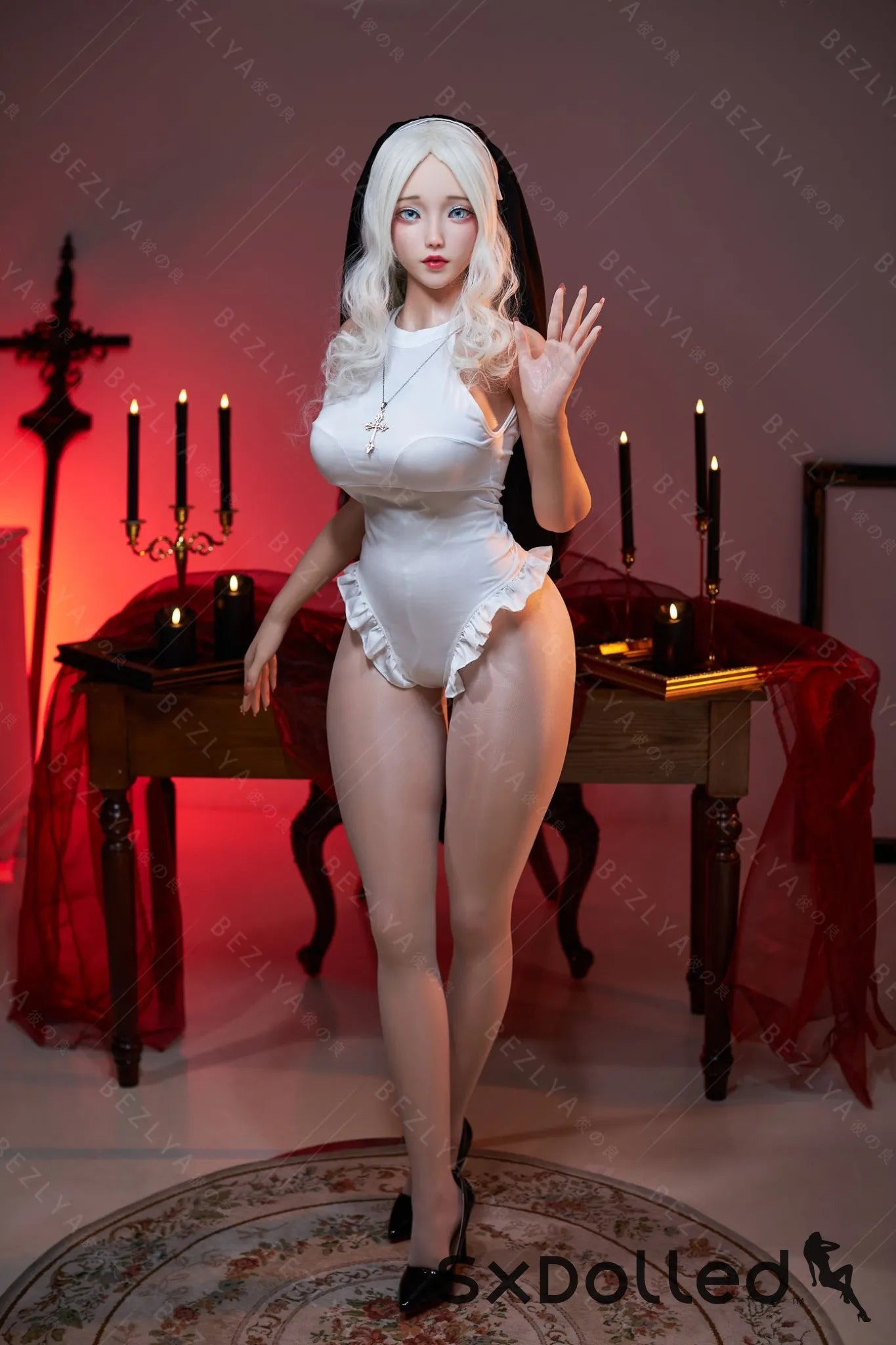 Cyrtenthera (K-Cup) (155cm) | Sexy Asian Nun Sex Doll | AITIA K-Cup / 155cm / White Sex Doll