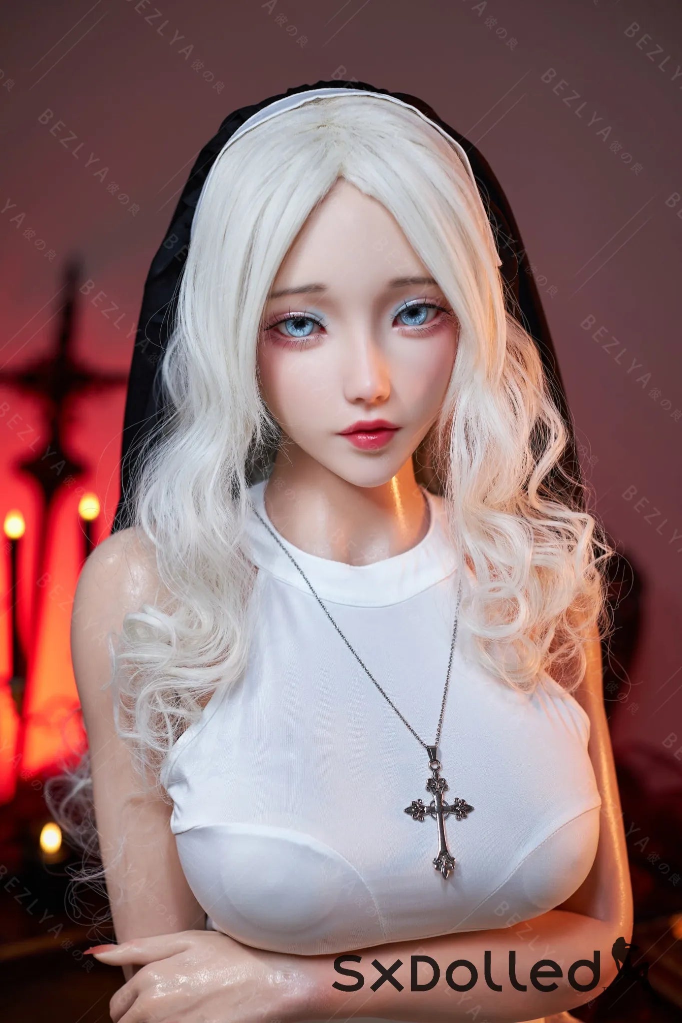 Cyrtenthera (K Cup) (155cm) | Sexy Asian Nun Sex Doll | Bezlya K Cup / 155cm / White Sex Doll