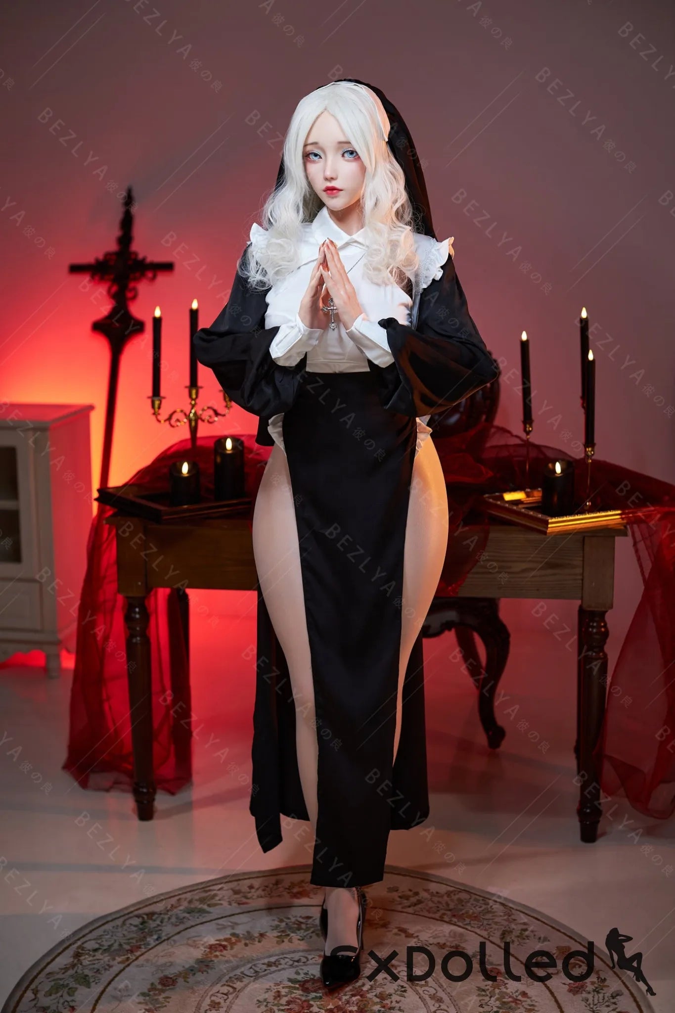Cyrtenthera (K Cup) (155cm) | Sexy Asian Nun Sex Doll | Bezlya K Cup / 155cm / White Sex Doll