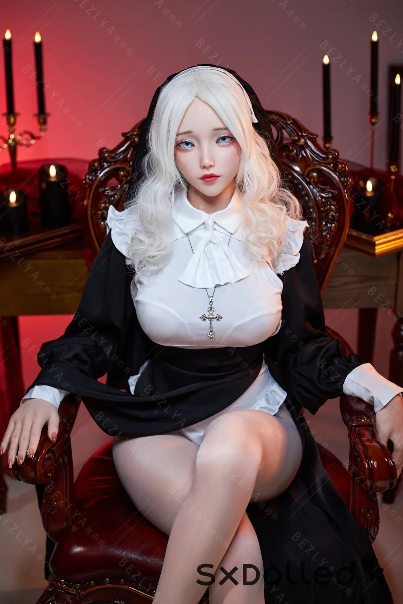 Cyrtenthera (K Cup) (155cm) | Sexy Asian Nun Sex Doll | Bezlya K Cup / 155cm / White Sex Doll