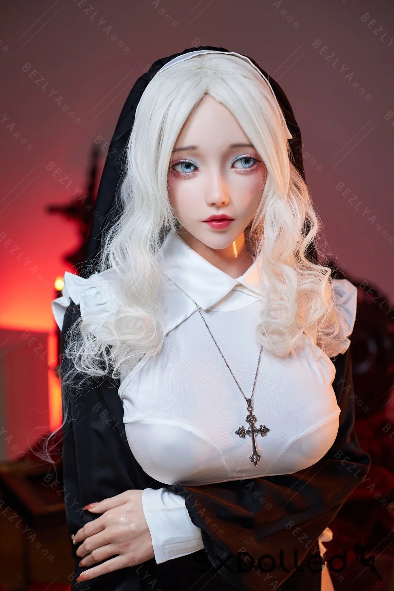 Cyrtenthera (K Cup) (155cm) | Sexy Asian Nun Sex Doll | Bezlya K Cup / 155cm / White Sex Doll