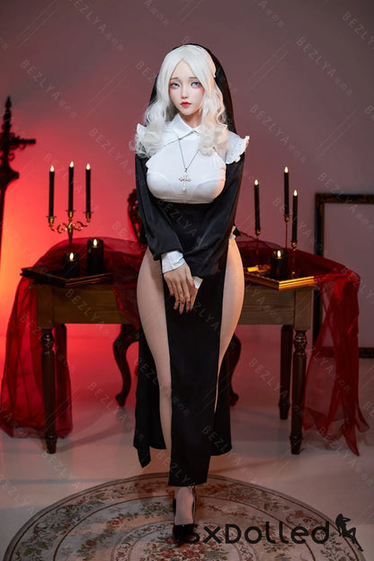 Cyrtenthera (K Cup) (155cm) | Sexy Asian Nun Sex Doll | Bezlya K Cup / 155cm / White Sex Doll
