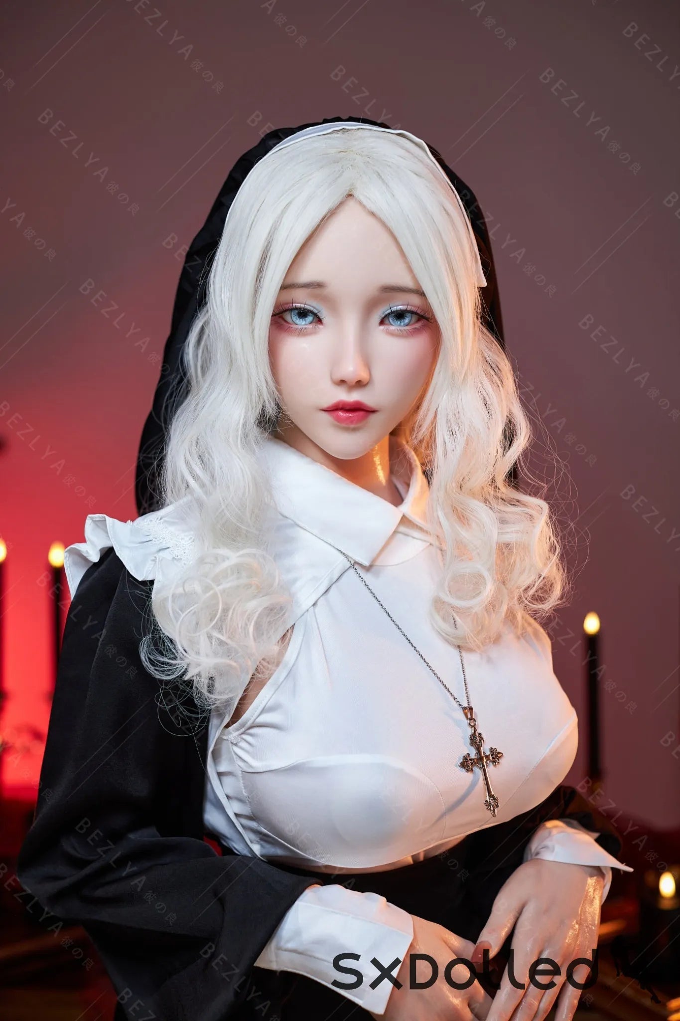 Cyrtenthera (K Cup) (155cm) | Sexy Asian Nun Sex Doll | Bezlya K Cup / 155cm / White Sex Doll