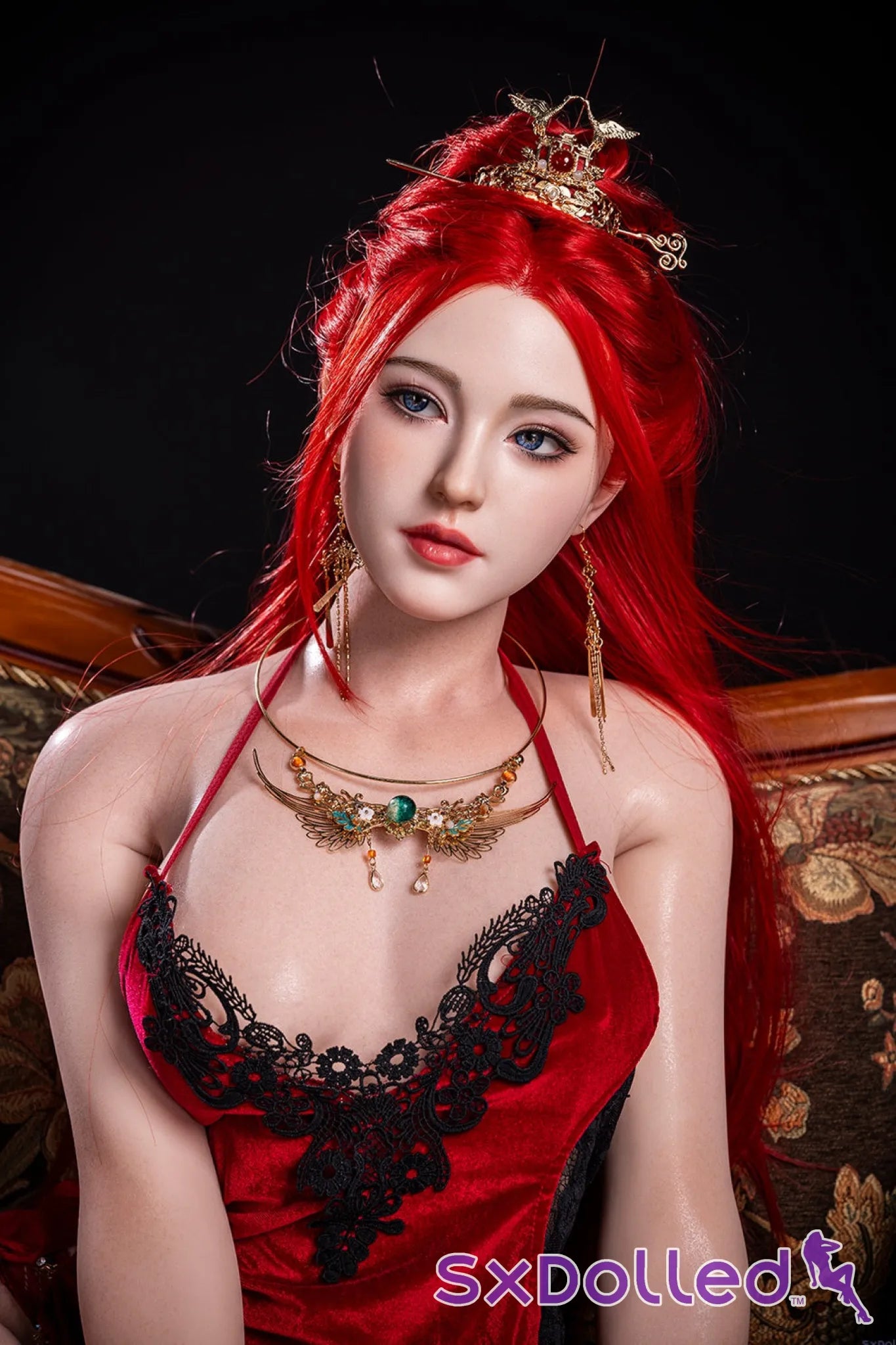 Dache Zheng (C-Cup) (169cm) | Pear Red Hair Sex Doll | Starpery C-Cup / 169cm / Red Sex Doll
