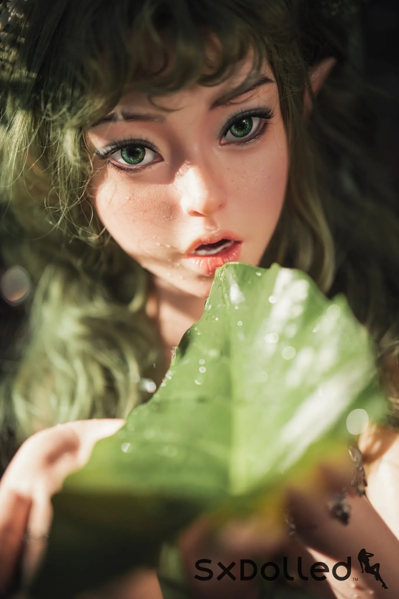 Dalindra (G-Cup) (159cm) | Natural Elf Fairy Sex Doll | Orangein Doll G-Cup / 159cm / Green Sex Doll