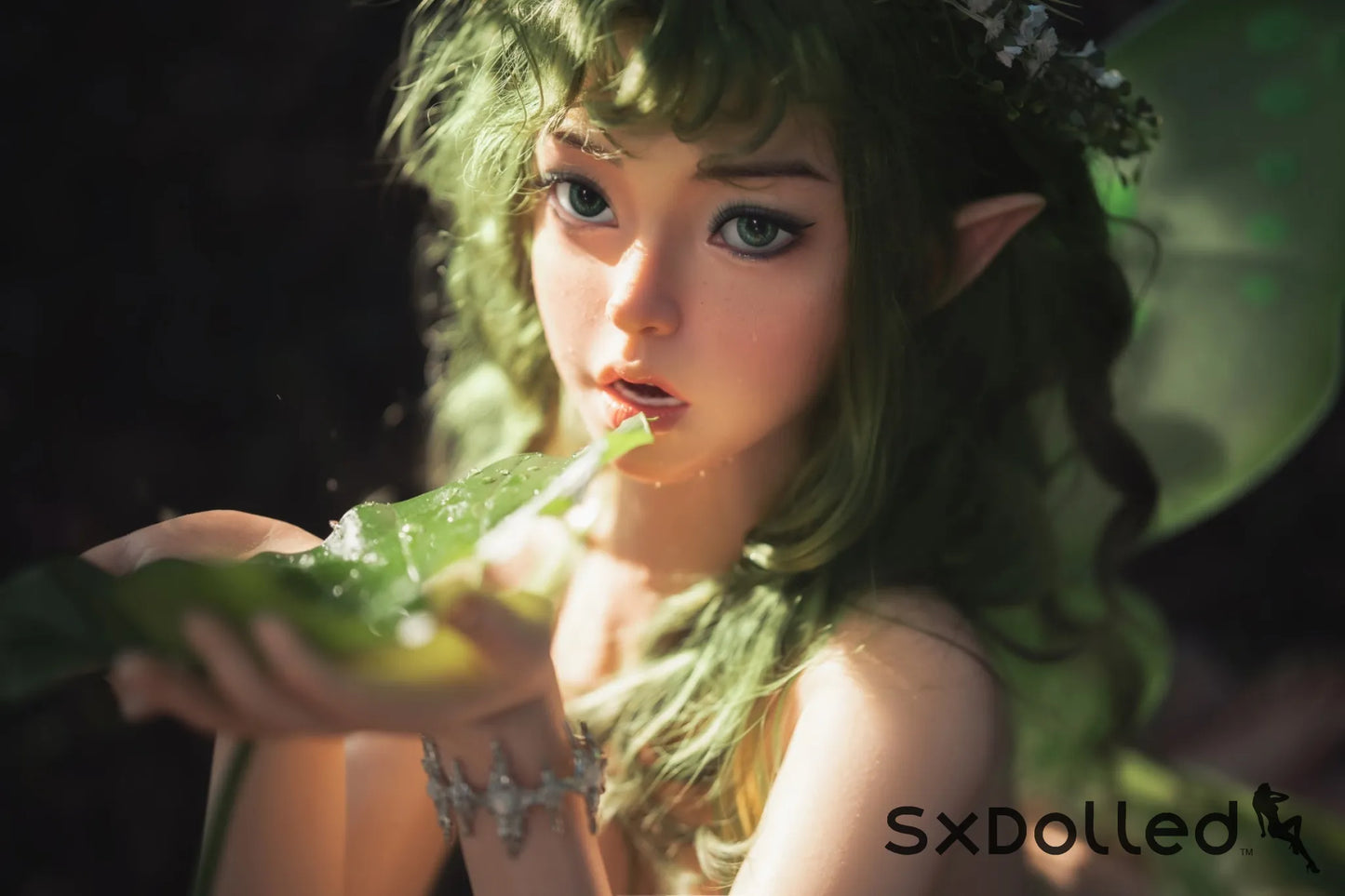 Dalindra (G-Cup) (159cm) | Natural Elf Fairy Sex Doll | Orangein Doll G-Cup / 159cm / Green Sex Doll