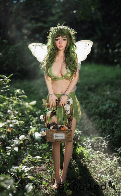 Dalindra (G-Cup) (159cm) | Natural Elf Fairy Sex Doll | Orangein Doll G-Cup / 159cm / Green Sex Doll
