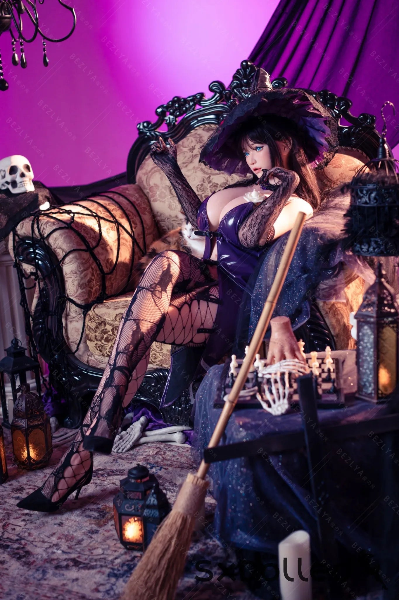 Delisra (H-Cup) (160cm) | Halloween Japanese Sex Doll | AITIA H-Cup / 160cm / Black Sex Doll