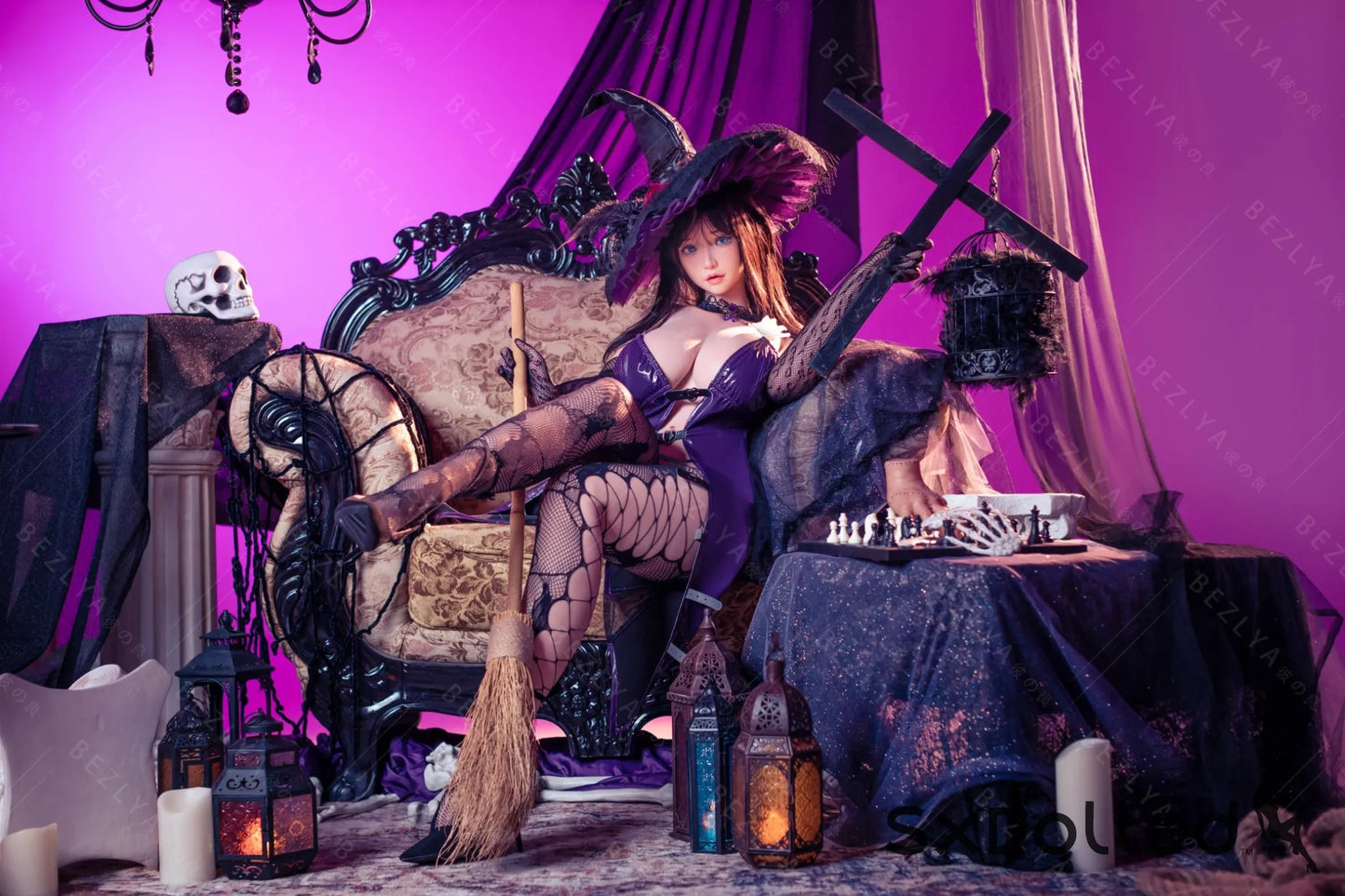 Delisra (H-Cup) (160cm) | Halloween Japanese Sex Doll | AITIA H-Cup / 160cm / Black Sex Doll