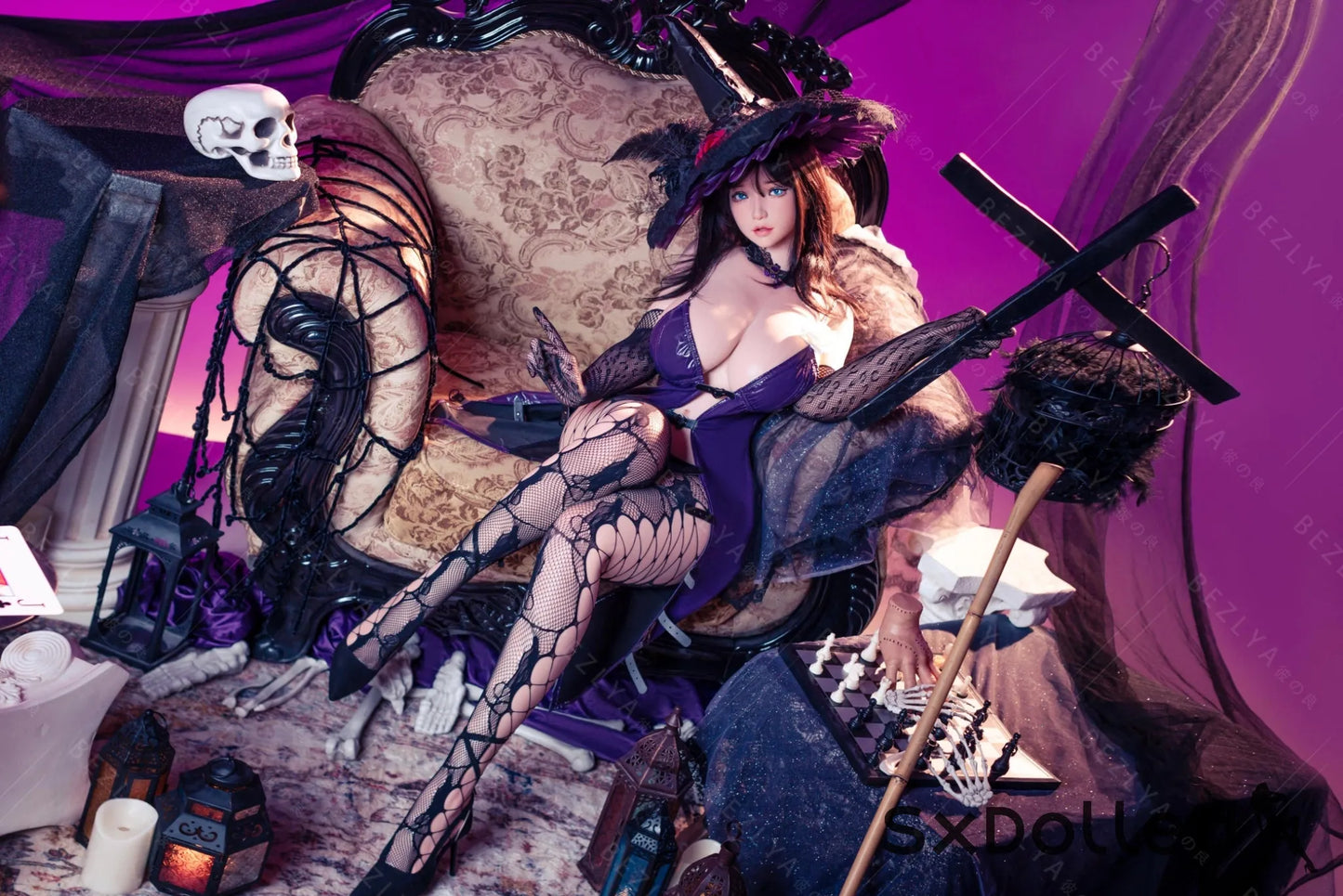 Delisra (H-Cup) (160cm) | Halloween Japanese Sex Doll | AITIA H-Cup / 160cm / Black Sex Doll