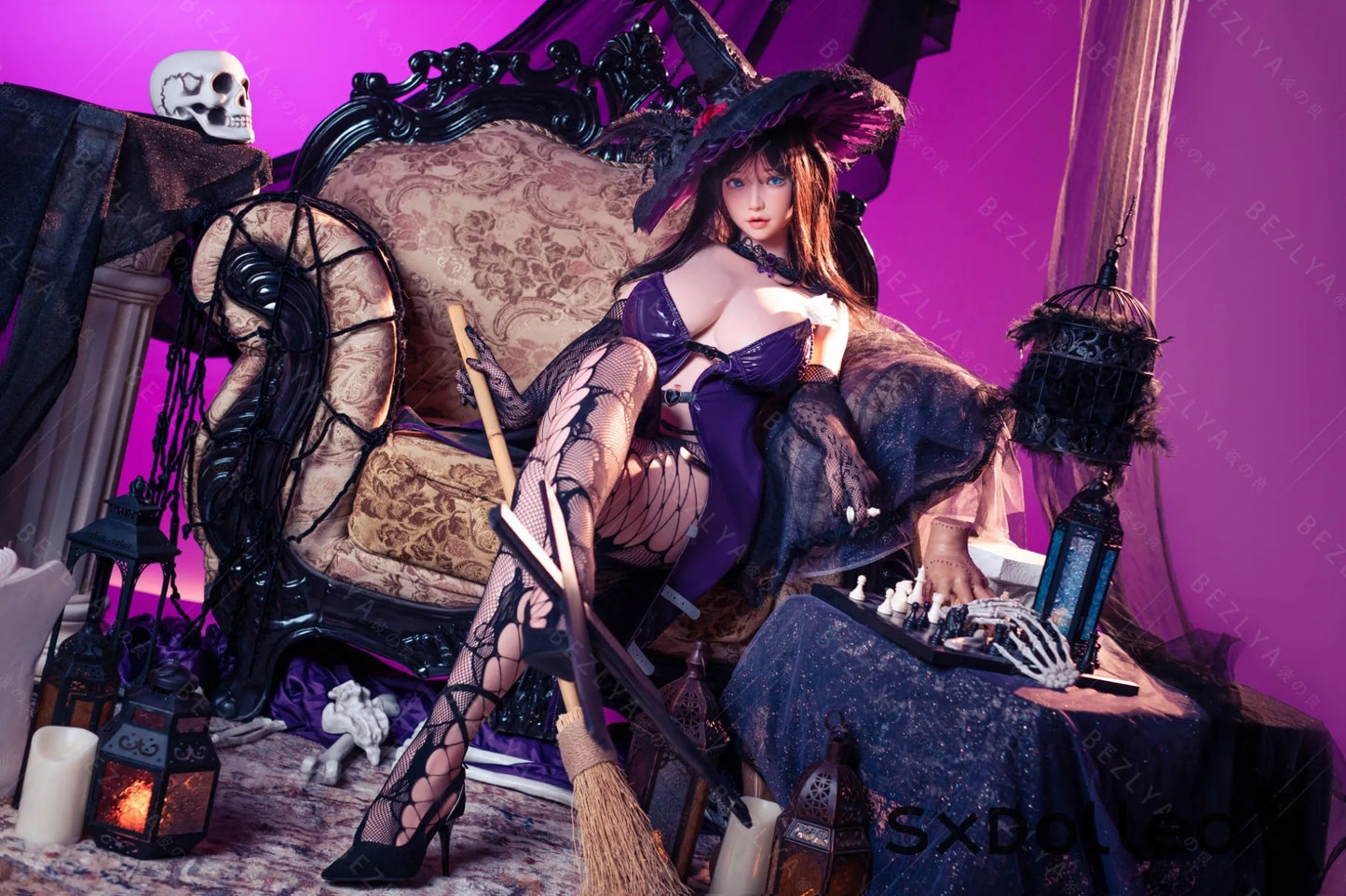 Delisra (H-Cup) (160cm) | Halloween Japanese Sex Doll | AITIA H-Cup / 160cm / Black Sex Doll