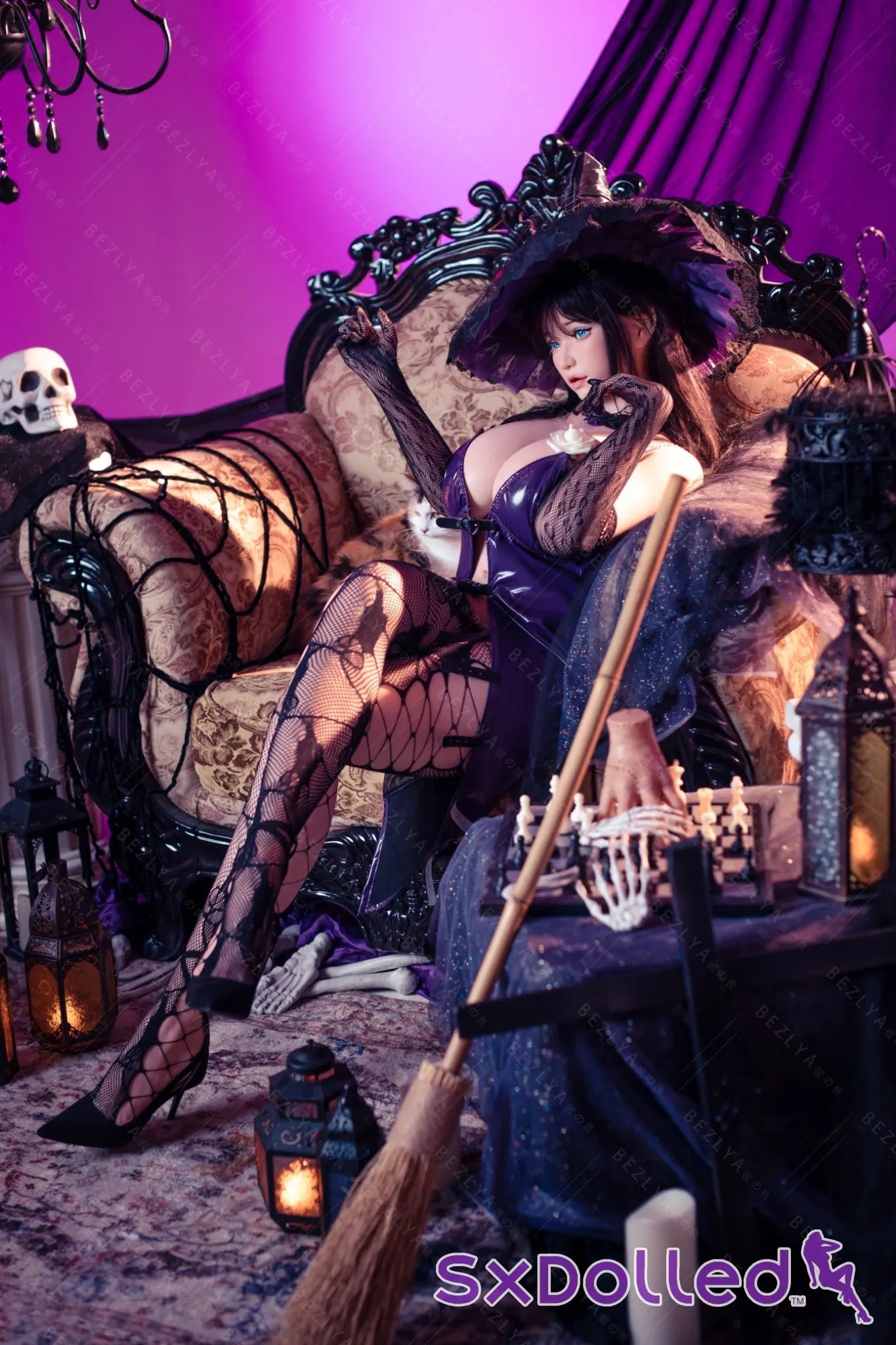 Delisra (H-Cup) (160cm) | Halloween Japanese Sex Doll | AITIA H-Cup / 160cm / Black Sex Doll